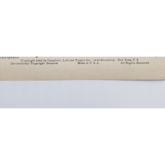 When The Lights Go On Again 1942 Vintage Sheet Music Piano Seiler Marcus - Picture 3 of 4